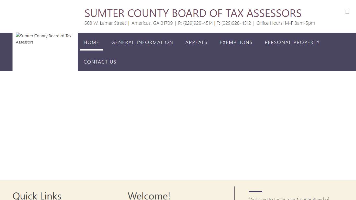 Sumter County Board of Tax Assessors